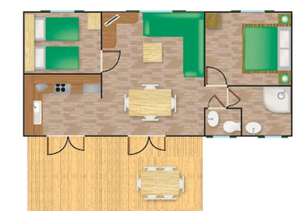 Villa Al Mare Camping - 4 Stelle カヴァッリーノ・トレポルティ エクステリア 写真